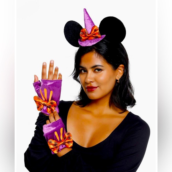 Disney Minnie Mouse Witch Halloween Costume Kit - 3 Pc Set (OS) - Picture 1 of 4